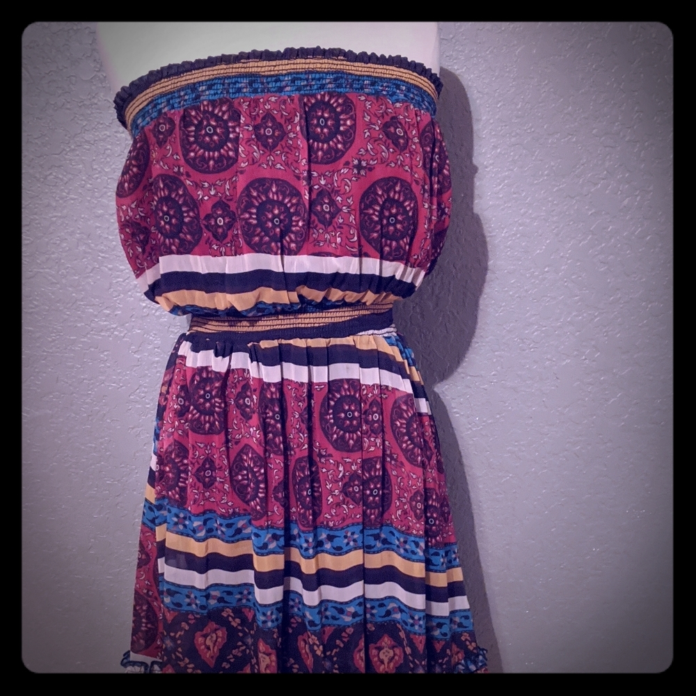 Strapless dress